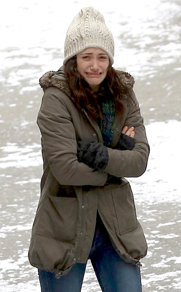 Emmy Rossum Sobs While Filming Shameless - E! Online